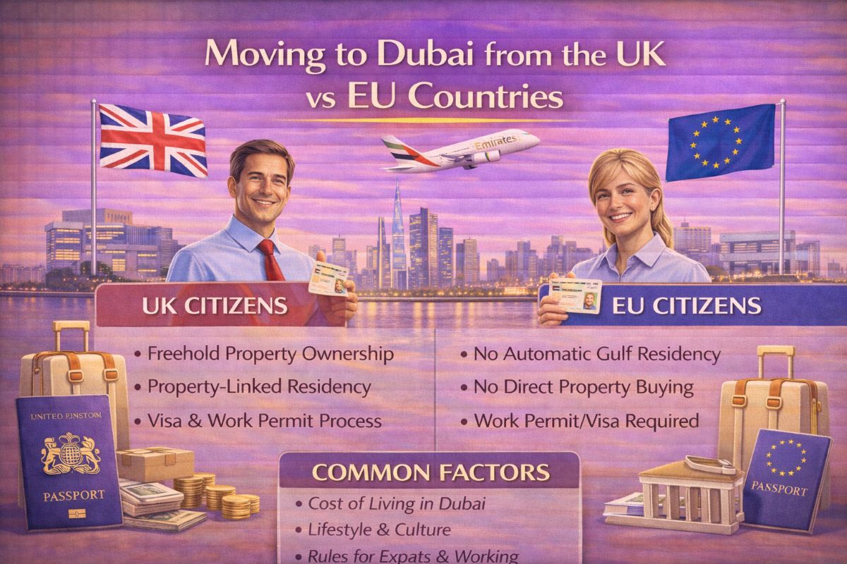 Moving to Dubai from the UK vs EU Countries: What’s Different for British Citizens?