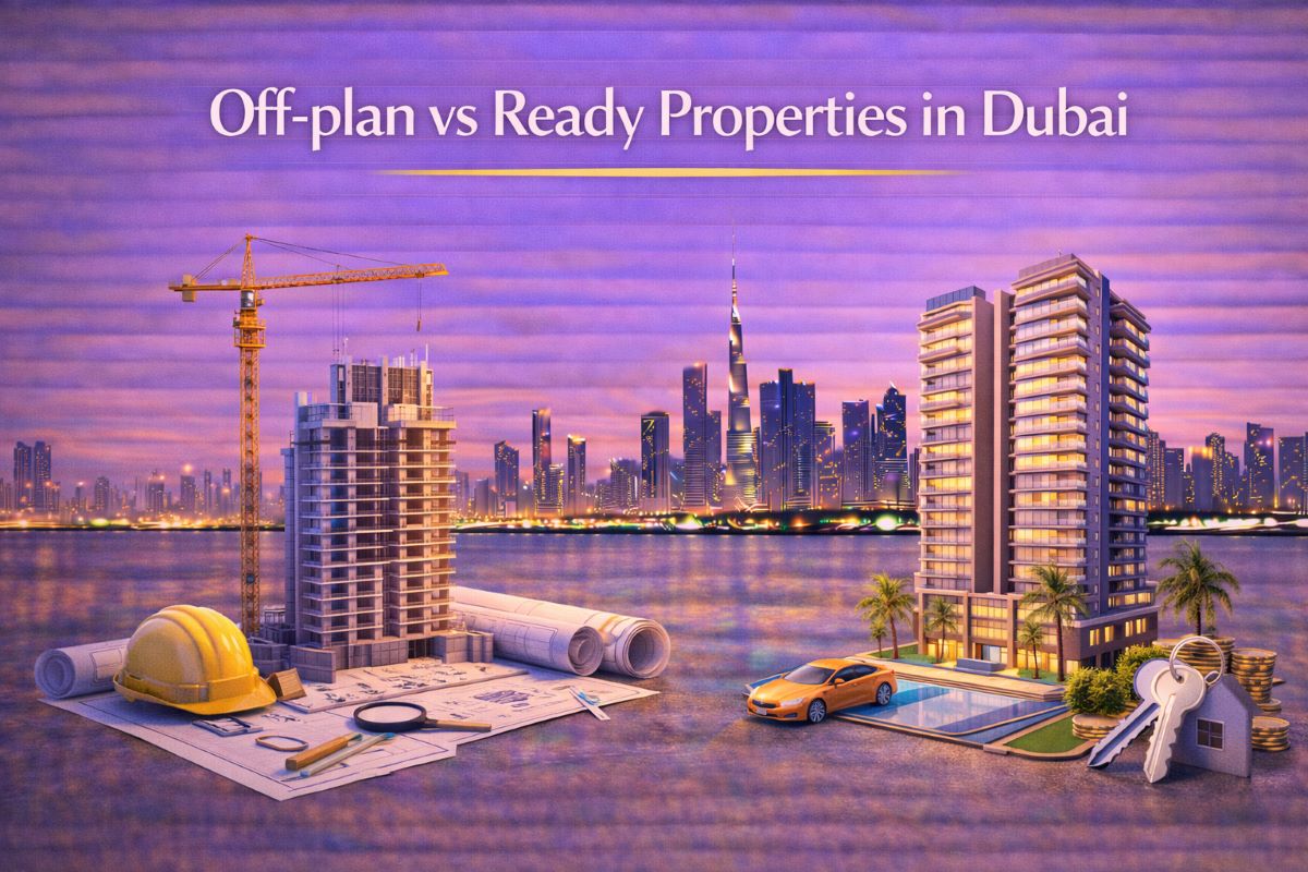 Off-plan vs ready properties in Dubai
