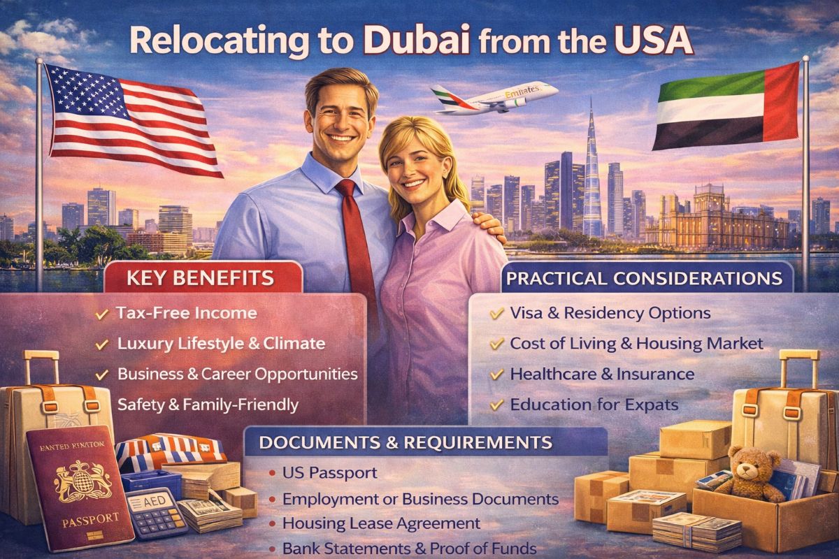 Relocating to Dubai from the USA: The Complete Guide for American Citizens