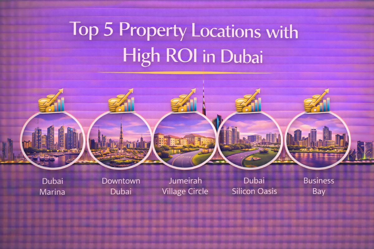 Top 5 Property Locations with High ROI in Dubai