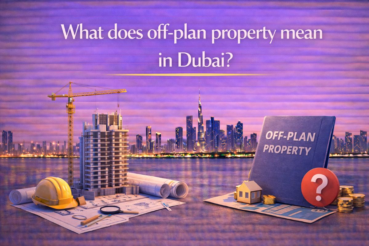 What does off-plan property mean in Dubai?