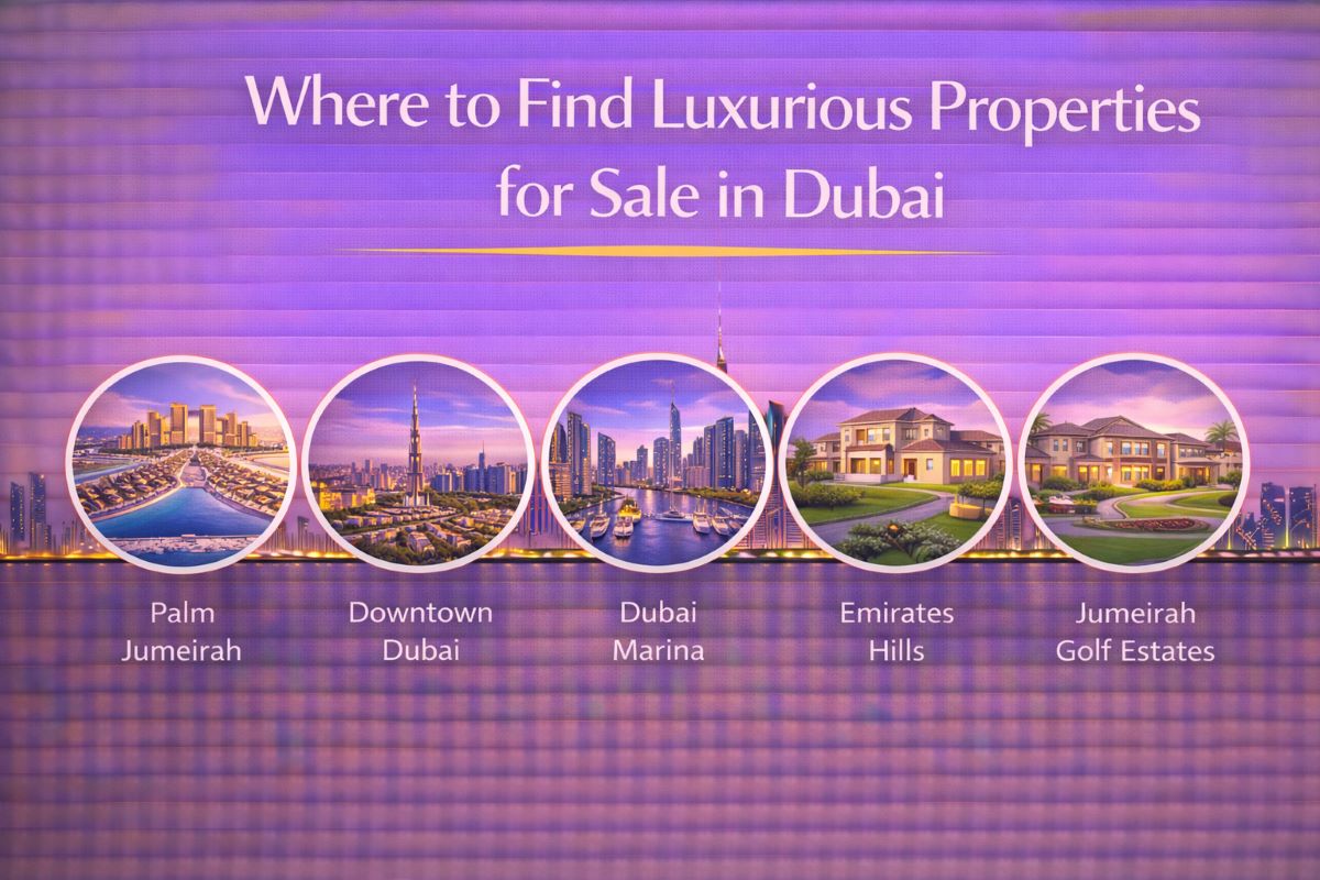 Where to Find Luxurious Properties for Sale in Dubai